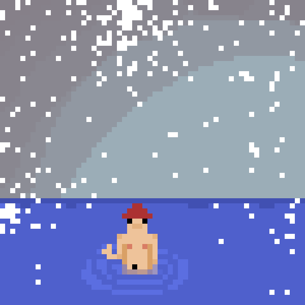Ice swimming